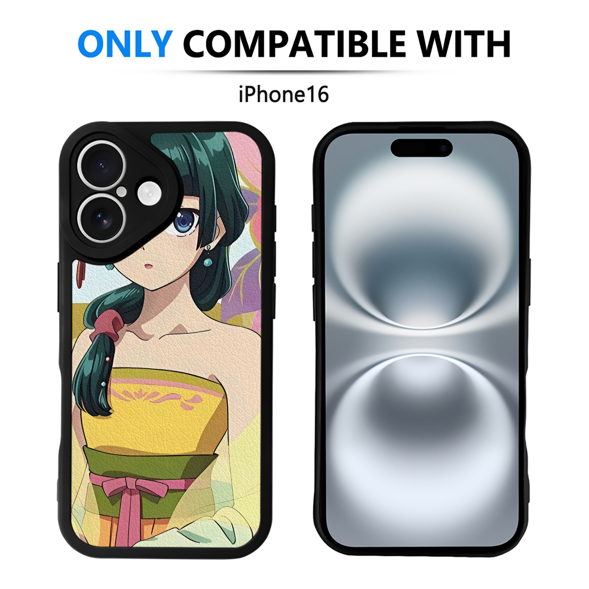 薬屋のひとりごと The Apothecary Diaries 【iPhone 16シリーズ対応】シリコンスマホケース（レザー調） 材質：シリコン